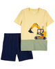 Carter's  Two Piece Construction Tshirt and Shorts Set 24M