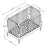 Rowan Valley Linden Crib, Black
