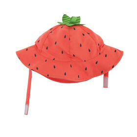 ZOOCCHINI - Chapeau de Soleil Bébé UPF50+ Fraise 6-12m