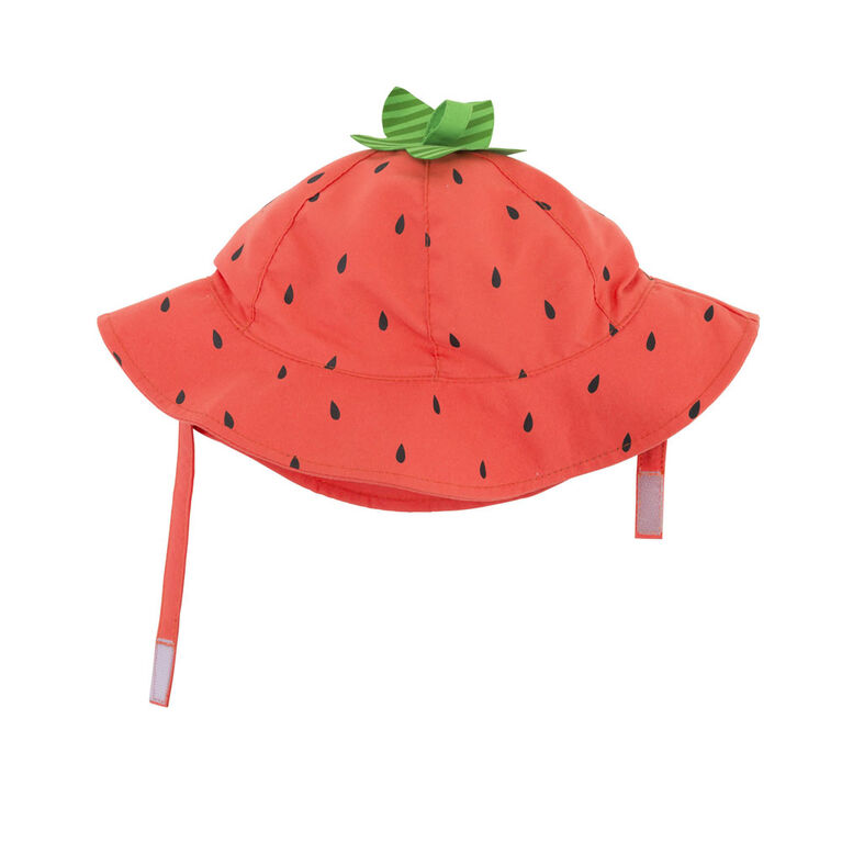 ZOOCCHINI - Chapeau de Soleil Bébé UPF50+ Fraise 6-12m