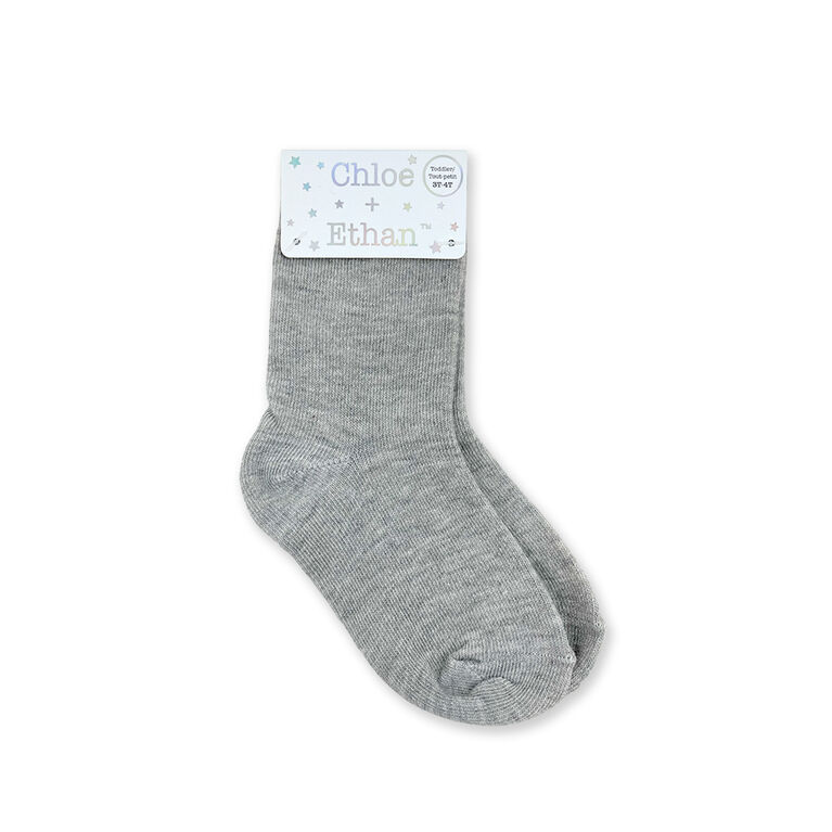 Chloe + Ethan - Toddler Socks, Grey, 4T-5T