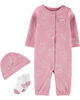 Carter's 3-Piece Take-Me-Home Set Pink - 6 Months