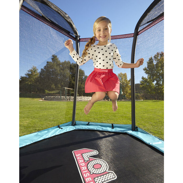 Trampoline de 2,1 m avec enceinte et filet de sécurité L.O.L. Surprise