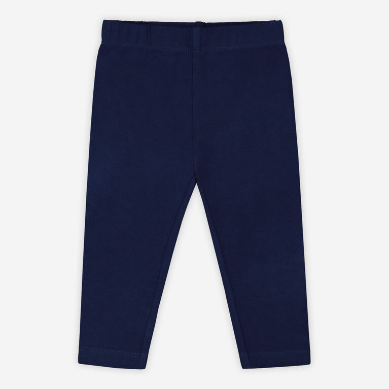 Rococo Pantalon Legging Marine 6/9M