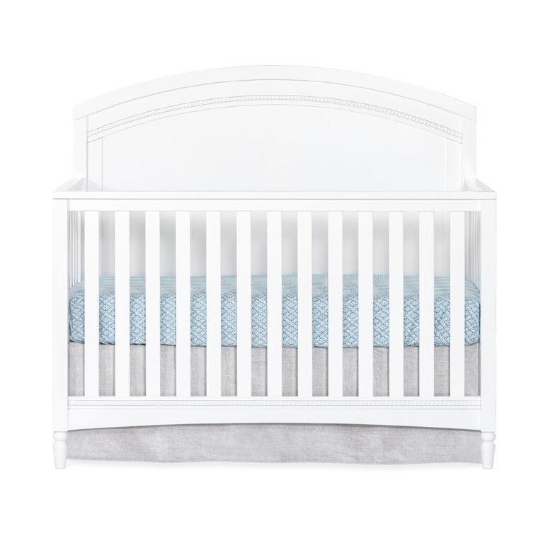 Child Craft Stella 4-in-1 Convertible Crib, Matte White