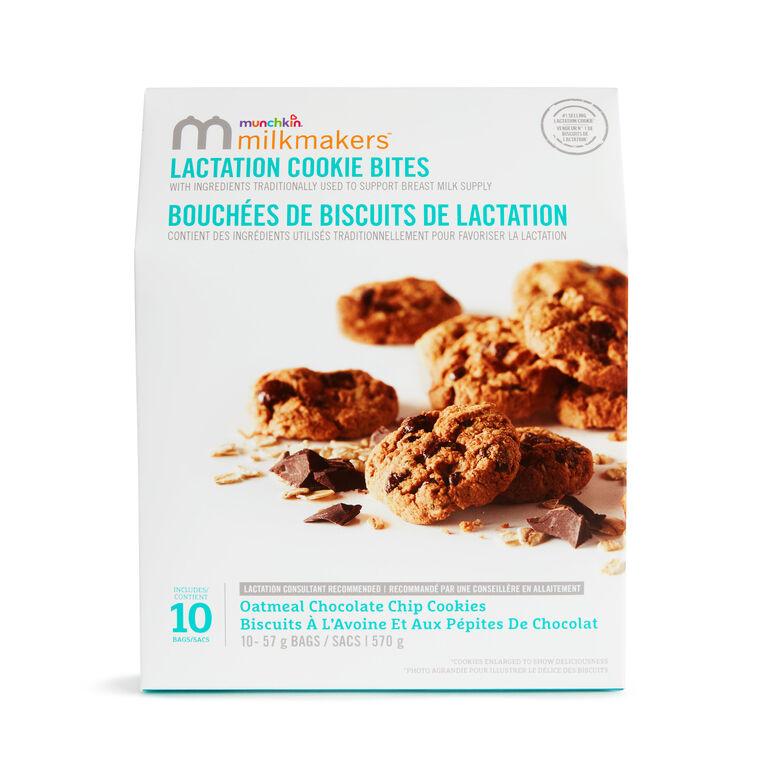 Bouchées de biscuits de lactation 10 sacs - 570g.