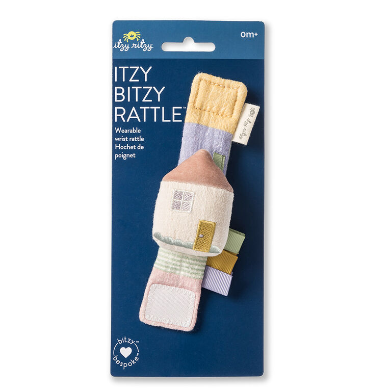 Itzy Bitzy Rattle Cottage Wrist Rattle