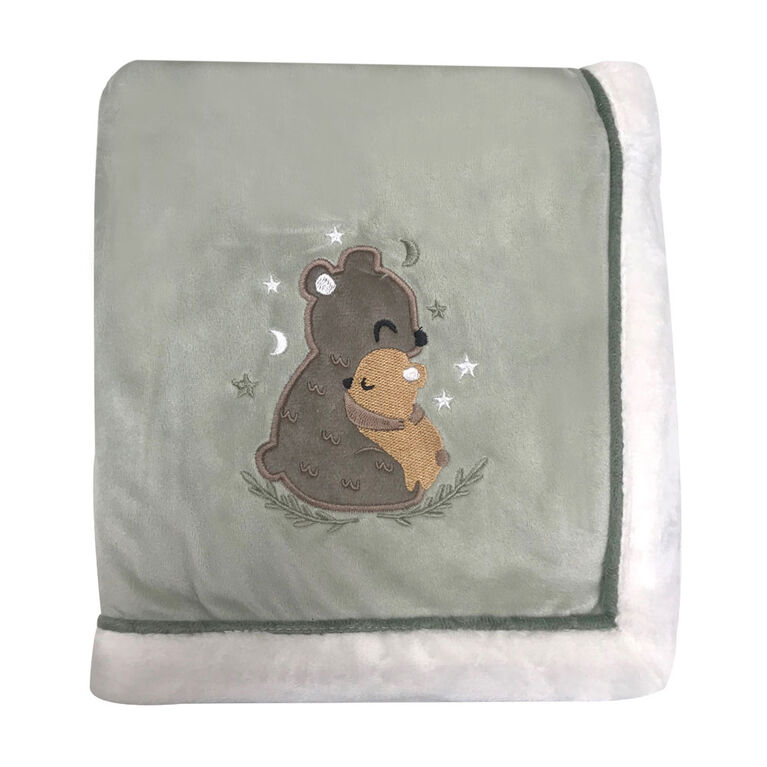 Koala Baby - Sage Ours Maman Et Bébé Couverture 2 Couches