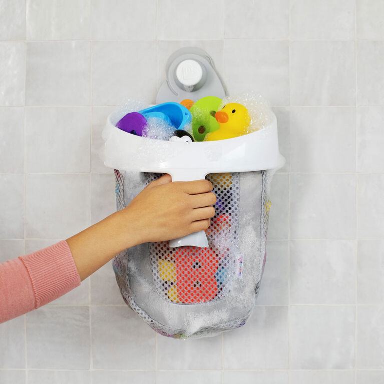 Poche de rangement pour jouets de bain Munchkin-Gris