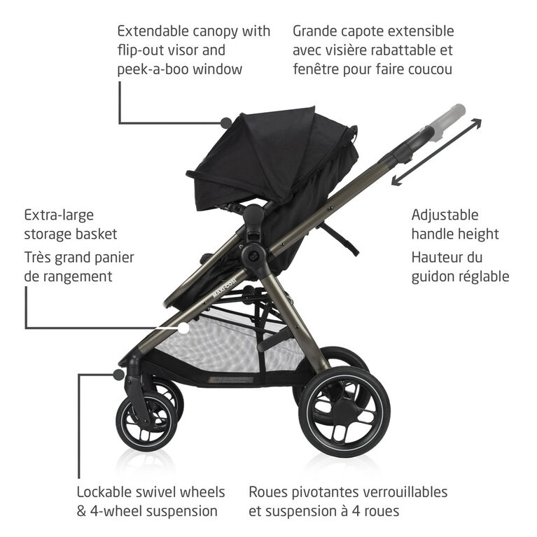 Maxi Cosi Zelia Luxe 5-in-1 Modular Travel System  - New Hope Black