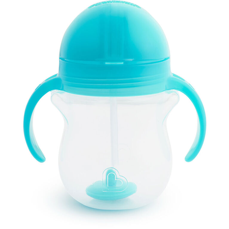 Any Angle tasse avec paille flexible lestée 207ml bleu