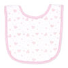 Ensemble bavoir et chaussettes 5 pièces Naturelle : rose