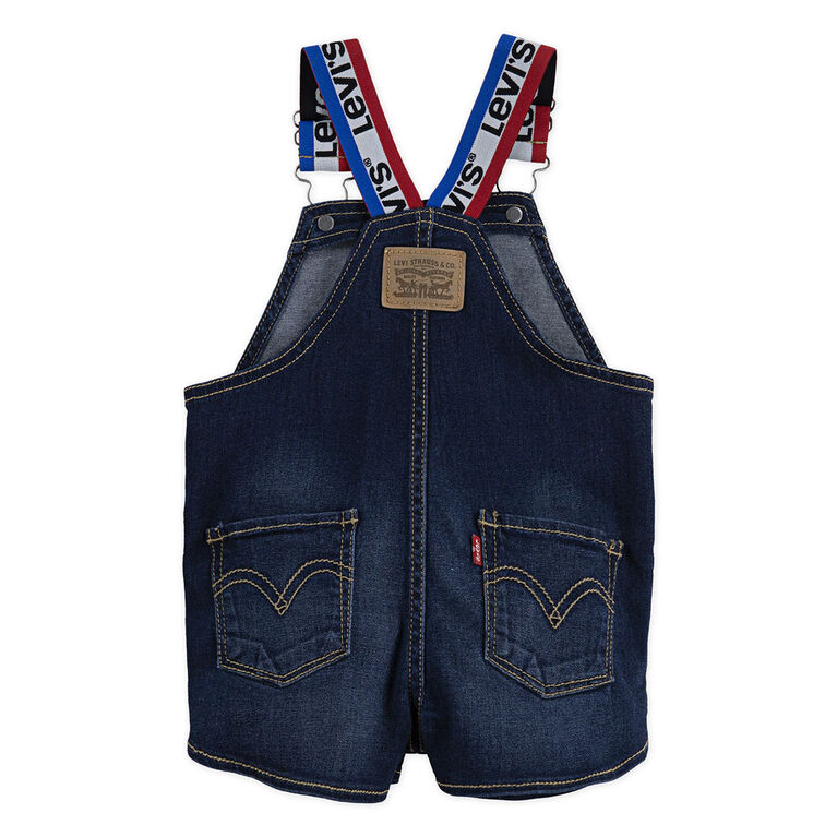 Levis Salopette courte en Denim- Bleu, 18 Mois