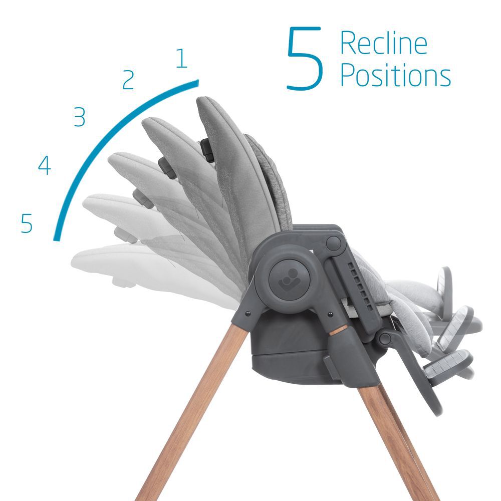 maxi cosi minla high chair essential grey