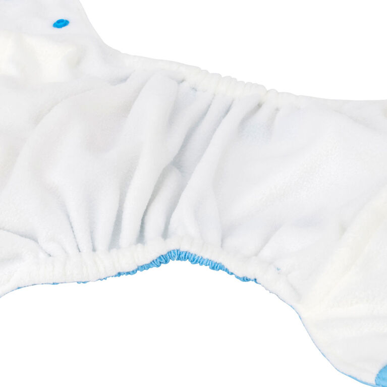 Zoocchini - Cloth Diaper & 2 Inserts - Mermaid - One Size - 7-35 lbs