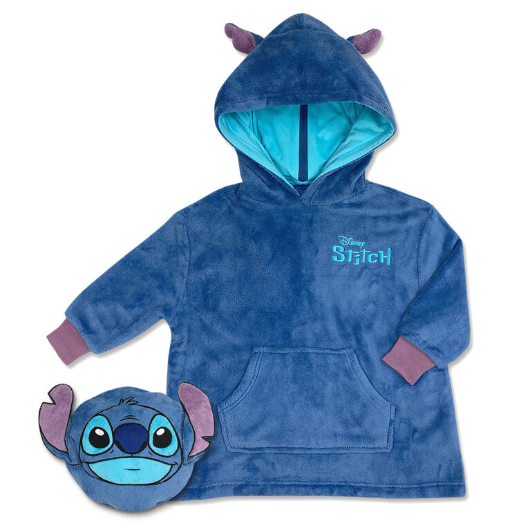 Disney Lilo & Stitch unisexe pyjama à capuchon convertible en