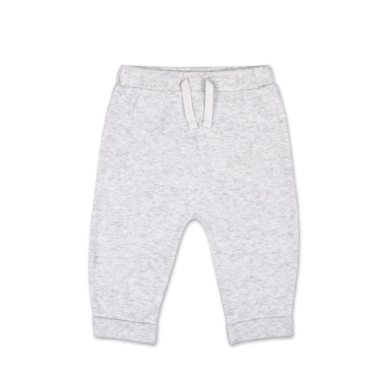 Koala Baby Slouch Jogger Pant, Heather Grey - 0-3 Months