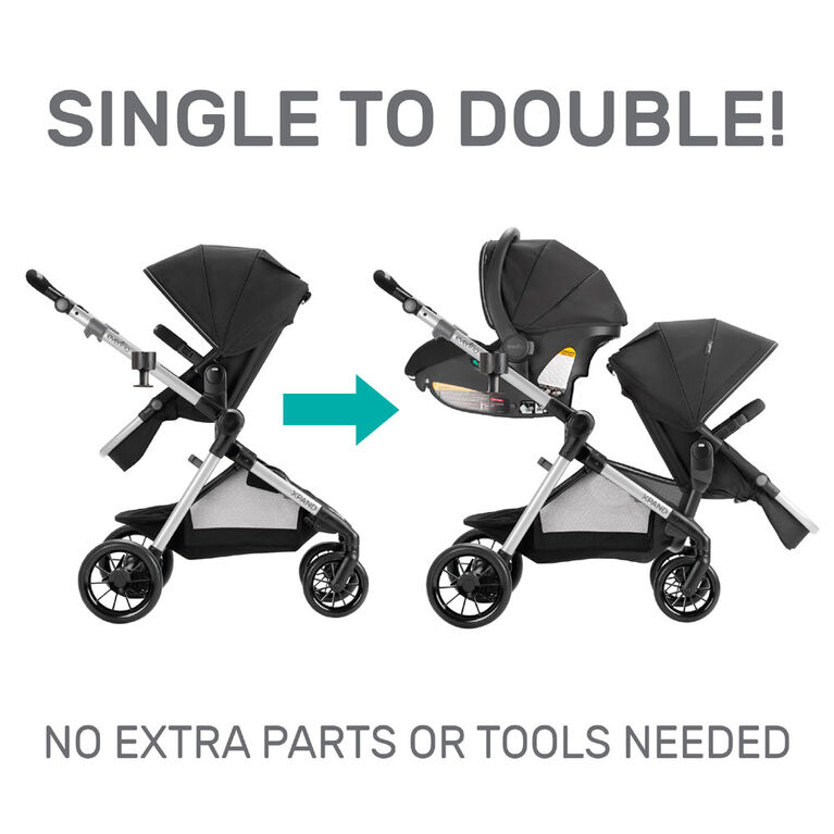Evenflo Pivot Xpand Modular Travel System With Safemax Infant Car Seat Stallion Babies R Us Canada - Evenflo Pivot Extra Car Seat Base