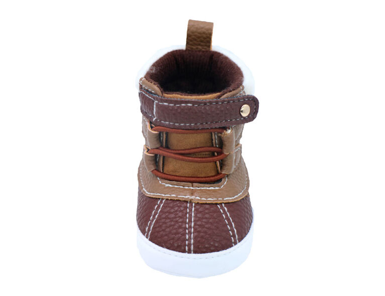 Bottillons brun pour bébé garçon de First Steps Taille 2, 3-6 mois