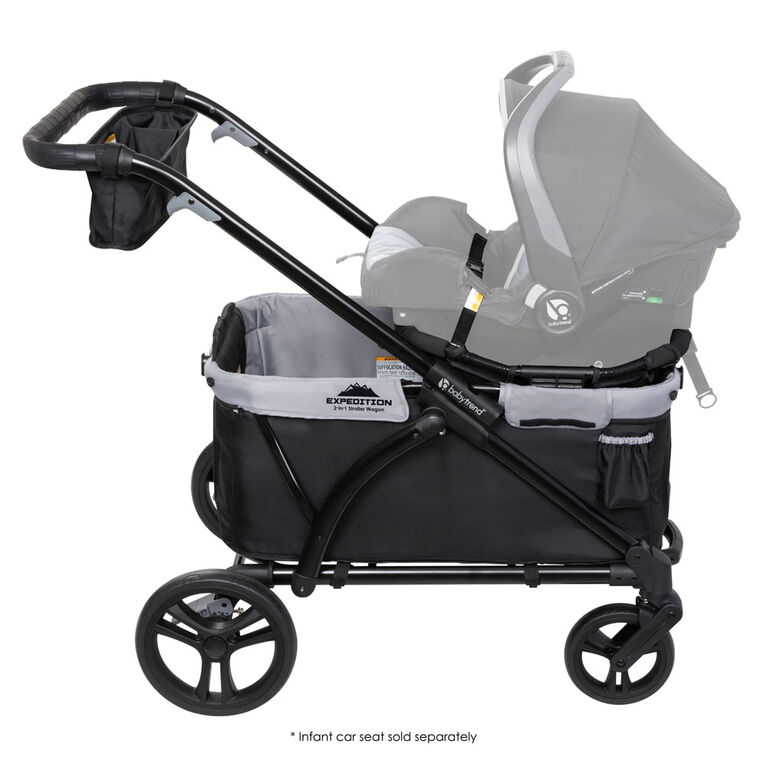 Protège siège chariot pour bébé enfant gris Monsieur Bebe