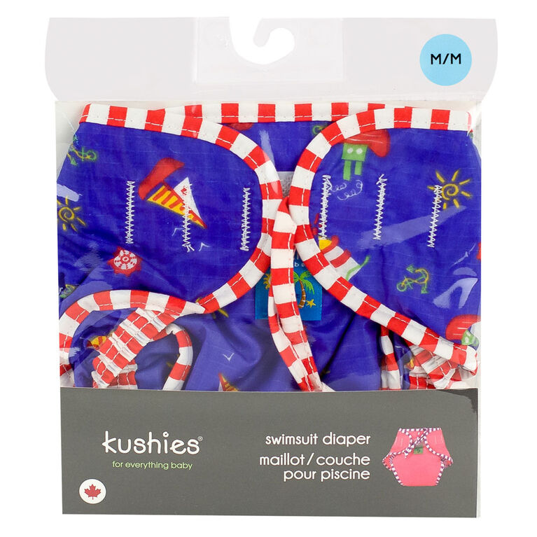 Kushies Maillot / Couche Pour Piscine, Moyen - Voilier