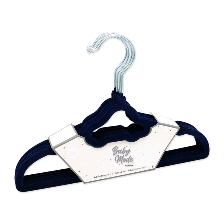 Baby Mode Signature Blue Car Hanger: Set of 6