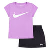 Nike 2-Piece Dri-FIT Scooter Set - Rush Fuschia - Size 4