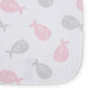 Koala Baby 2-Pack Hooded Towel & 4-Pack Washcoth Set, Pink Whales