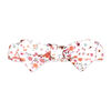 Baby Mode Signature 4 Piece Bib & Headbands: Pink Floral Bouquet