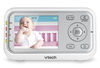 VTech Moniteur de bébé numérique de 2,8 po à couleur intégrale et vision nocturne automatique - blanc