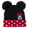 Disney Minnie Mouse 3D Cold Weather Hat Black, Red