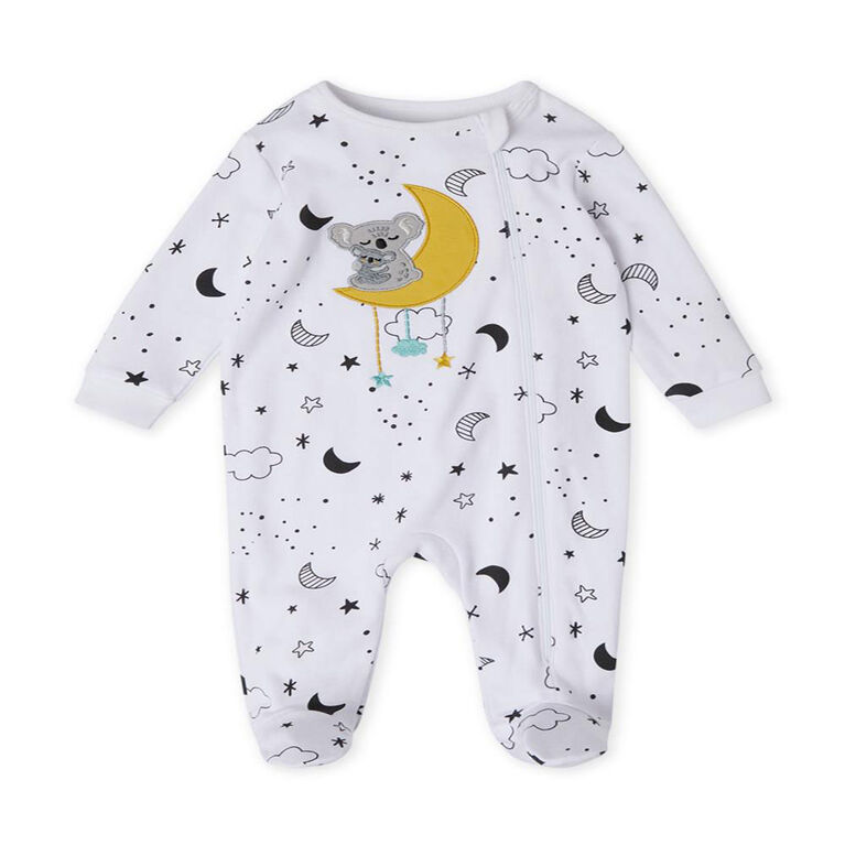 Koala Baby Interlock pour Dormir et Jouer couleur Blanche, 6-9M