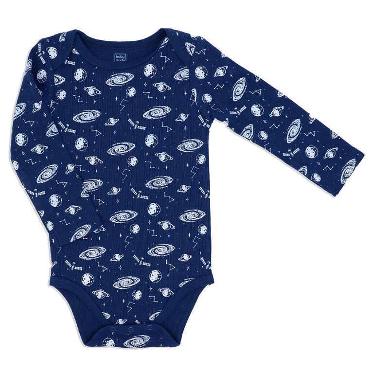 Baby Mode 3 Piece Vest Set: Navy Galaxy