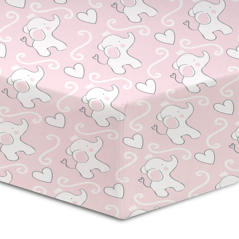 Koala Baby - Percale 1 Pk Love & Elephants