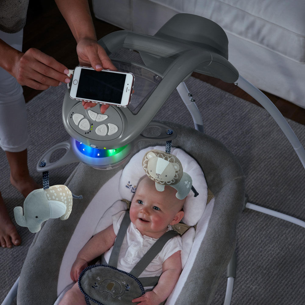 ingenuity inlighten cradling swing and rocker assembly