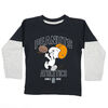 T-shirt &agrave; manches longues Snoopy - Noir - 4T