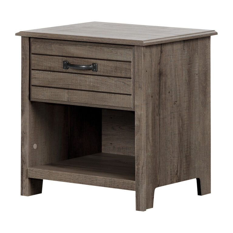 Asten 1-Drawer Nightstand Fall Oak