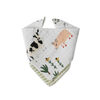 Red Rover - Cotton Muslin Bandana Bib - Family Farm - R Exclusive