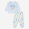 Rococo ens 2mcx Haut/Pantalon Bleu 9/12M
