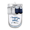 Baby Mode 5 Piece Bib and Sock set : Grey Daddy Helper