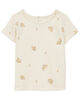 Carter's Two Piece Tee and Bunny Shortall Set Blue 18M