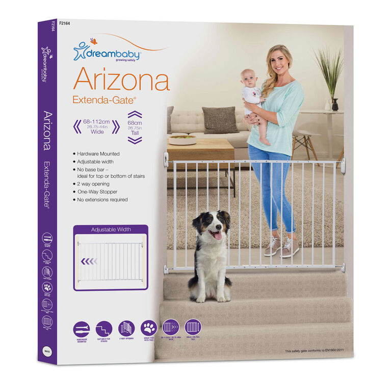 Dreambaby Arizona Extenda Gate - White