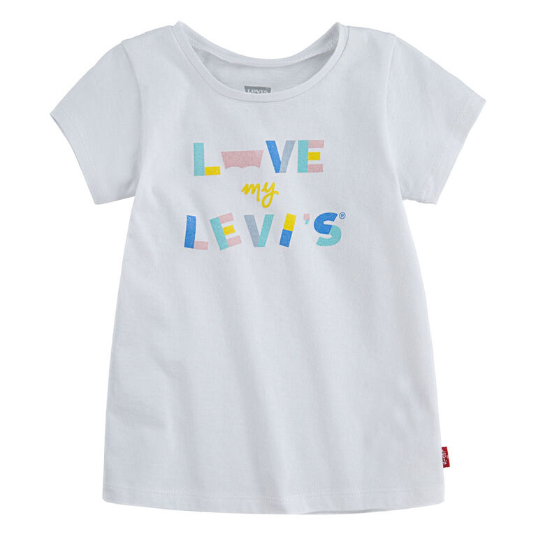 Levis T-shirt Graphique - Blanc, 18 mois
