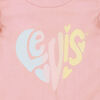 Levi's Heart Romper and Booties Set - Quartz Pink