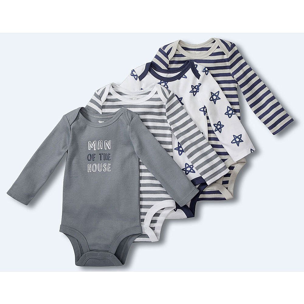 Koala Baby 4 Pack Bodysuits Grey Preemie Babies R Us Canada