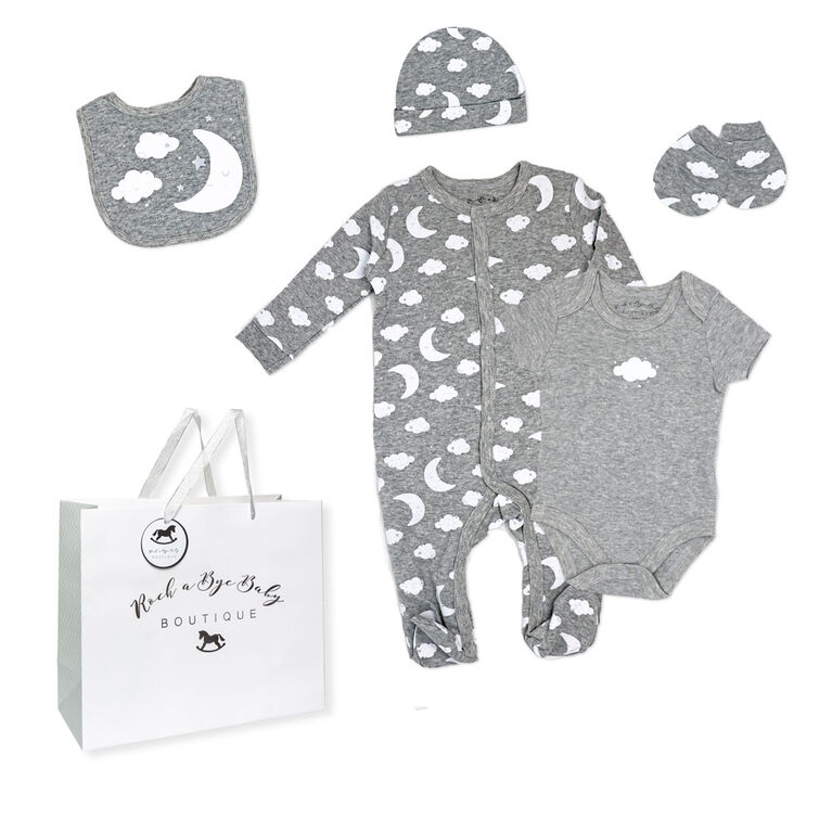 Rock A Bye 5 Piece Giftset Moon 