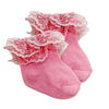 Baby Mode Signature Lot de 3 chaussettes à volants : Rose