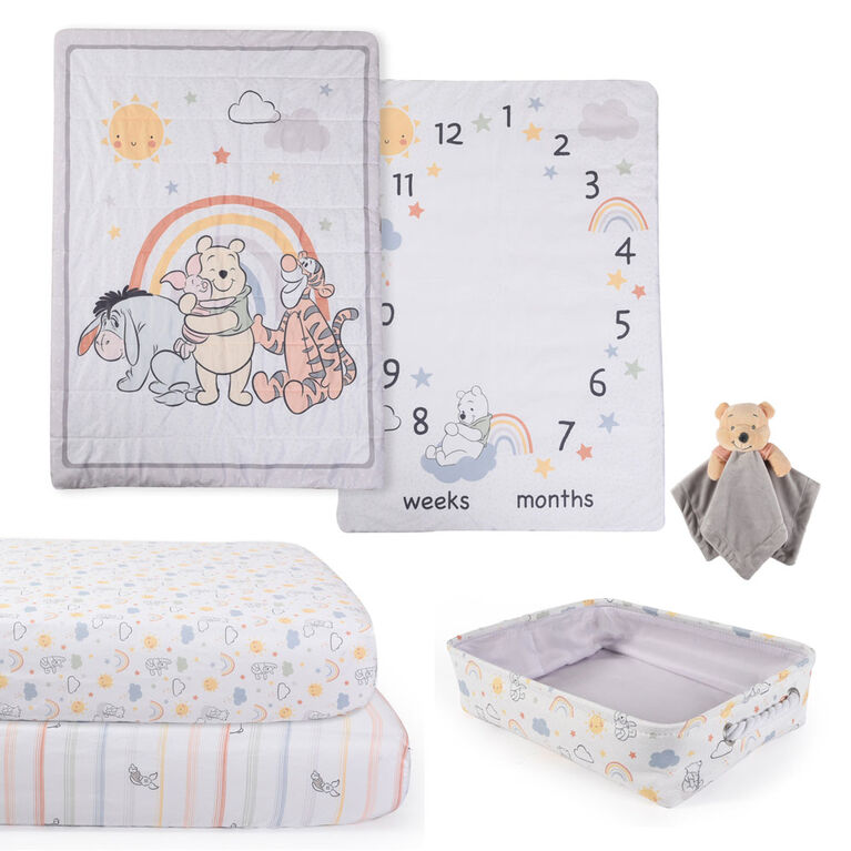 Disney Winnie the Pooh 5-Piece Crib Bedding Set