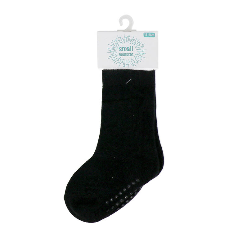 Small Wonder - Infant Sock, Black 12-24M