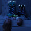 Chaussons NightBuddies Tortue Verte en Peluche Yeux Lumineux